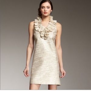 Kate Spade gold formal dress